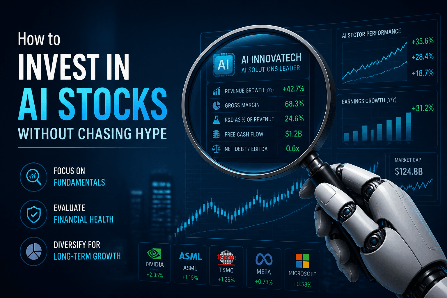 How do I invest in AI stocks without chasing hype?