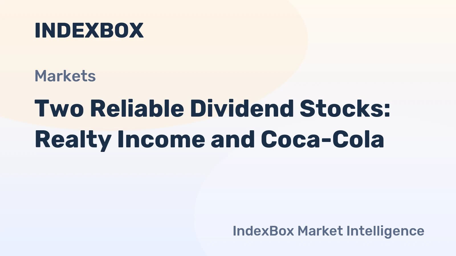 Realty Income and Coca-Cola: Top Dividend Stocks for Steady Income in May 2026 - News and Statistics